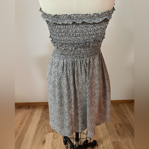 Sienna Sky Medium Leopard Animal Print Strapless Dress - Picture 2 of 4